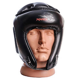 Боксерський турнірний шолом Power Play 3045, Black турнірний - S