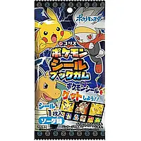 Японская жвачка Coris Pokemon Seal Book Gum Soda Japan