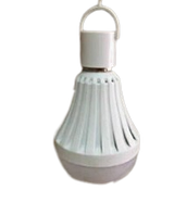 Кемпинговый Фонарик Led лампочка со съемным аккумулятором 15W и вкрученным цоколем с крючком для подвешивания