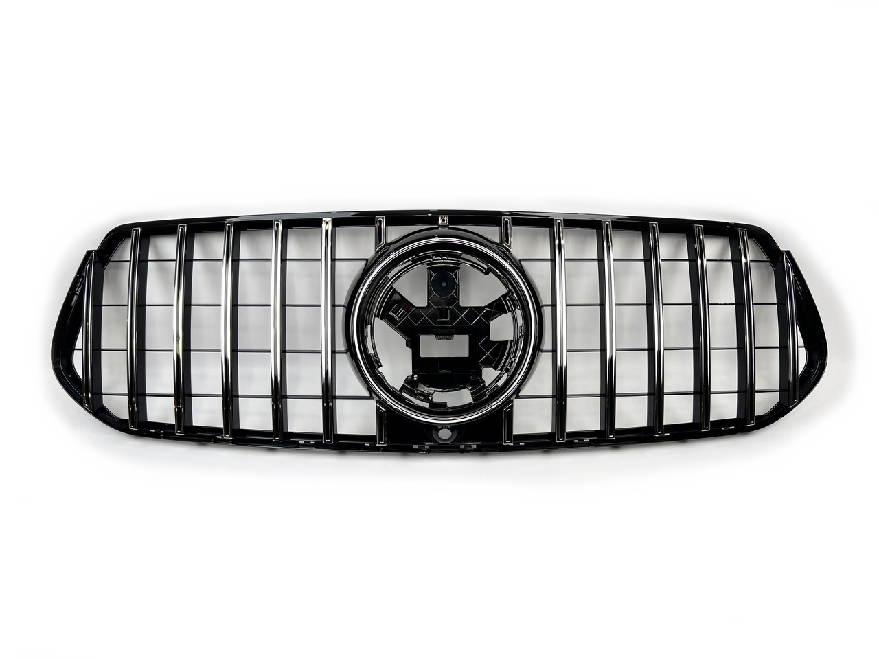 Решітка радіатора GT Panamericana чорна з хромом Mercedes GLE-Class V167 2019+, фото 1