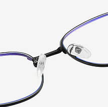 Окуляри для роботи за комп'ютером Еліт у чорній оправі з чохлом, фото 4