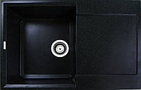 Мойка кухонная ADAMANT (адамант) HORIZON 780*495*230 мм гранитная Черный металлик