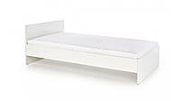 Ліжко односпальне з ДСП Lima 90x200 білий Halmar
