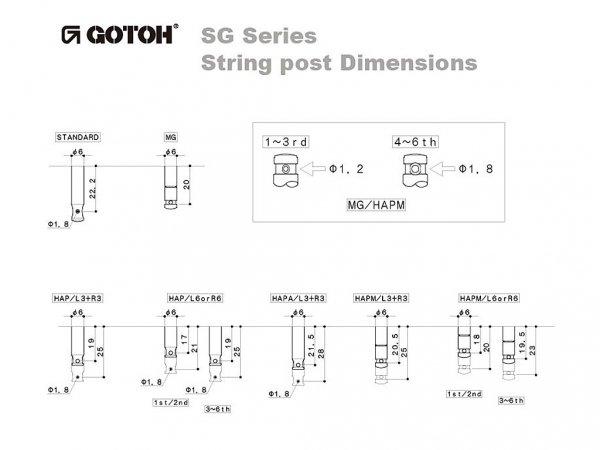 Колки для электрогитары GOTOH SG381-07 HAPM (C) - фото 4 - id-p265521521