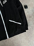 Вітровка чоловіча Nike куртка осінь-весна демісезонна чорна. Живе фото, фото 4