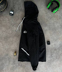 Вітровка чоловіча Nike куртка осінь-весна демісезонна чорна. Живе фото