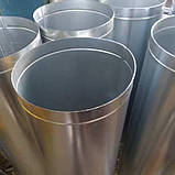Труба для димоходу одностінна (Моно) харчова сталь Ø 110 мм нержавійка 0.1 мм L-1м, для приватного будинку, фото 7