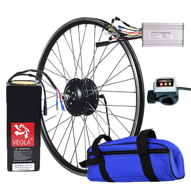 Качественный Электровелонабор 48В 500Вт XF15F + литиевая АКБ 9Ач