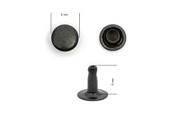 Хольнітени для шкіри і тканини 6*6мм Чорний