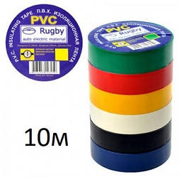 Ізолента Rugby/PVC/10м асорті (реальний метраж менше)