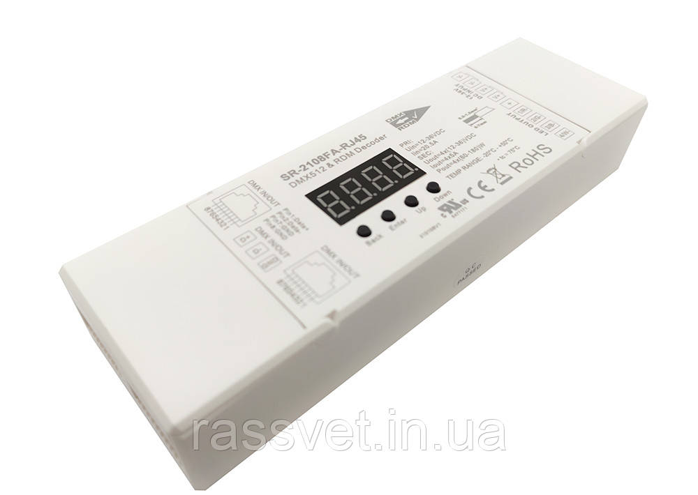 Декодер SR-2108FA-RJ45 -4CH (DMX&RDM) (15494)