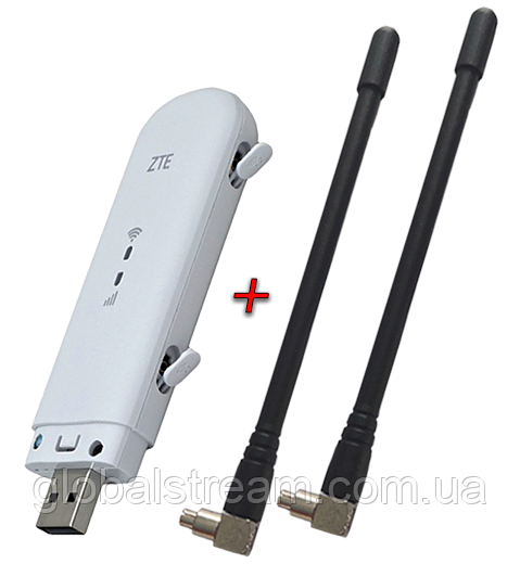 Мобільний модем 4G-LTE/3G WiFi Роутер ZTE MF79U + 2 антени 4G(LTE) по 4 db