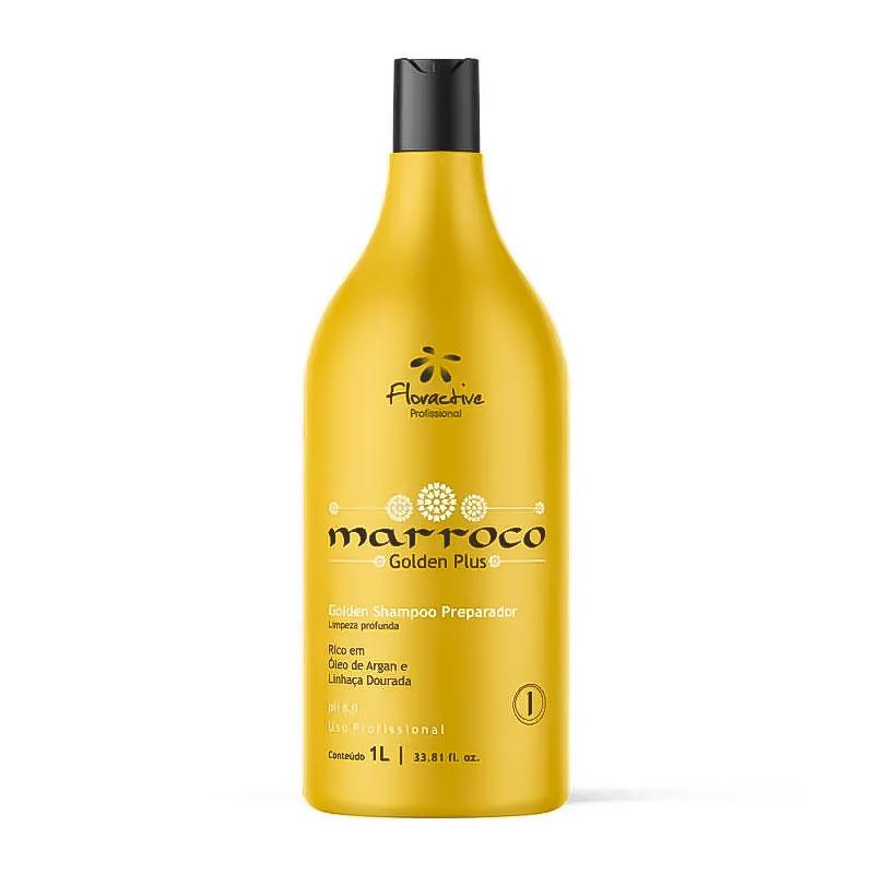 Шампунь глибокого очищення Floractive Marocco Golden Plus Shampoo Preparador, 1000 мл
