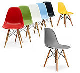 Стілець Тауер Вуд білий пластик, ніжки дерево (Прайз), Eames, фото 7