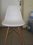 Стілець Тауер Вуд білий пластик, ніжки дерево (Прайз), Eames, фото 10