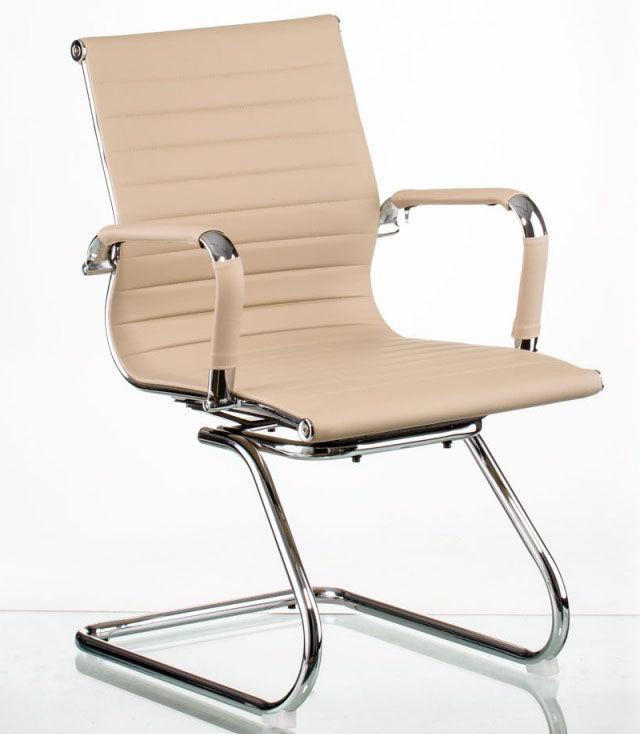 Крісло конференц Solano (Солано) office artleather beige (E5906) беж