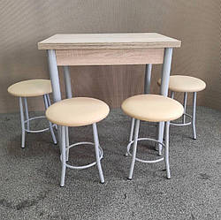 Стіл розкладний та табурети комплект