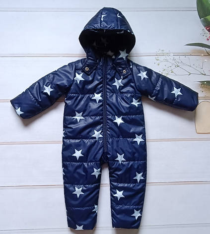 Дитячий демісезонний комбінезон 80-86 86-92 92-98 98-104 весна осінь комбінезон від 1 року, фото 1