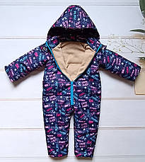 Дитячий демісезонний комбінезон 80-86 86-92 92-98 98-104 весна осінь комбінезон від 1 року, фото 4