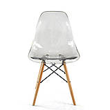 Стілець Тауер Вуд А прозорий акрил, ніжки дерево (Прайз), Eames, фото 5