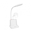 Настільний світильник 3 в 1 бездротова з функцією POWER BANK Біла, фото 3