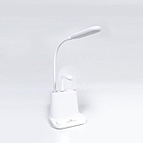 Лампа світлодіодна 3 в 1 бездротова з функцією POWER BANK Біла, фото 2