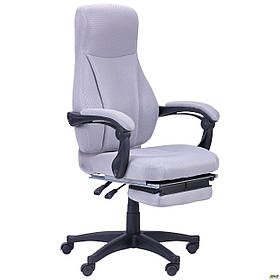 Крісло геймерське Smart сірий, (Висувна підставка під ноги), ТМ Амф