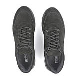 Кросівки чоловічі із замші м'яке взуття демісезонне Rosso Avangard Ada Black Vel, фото 9