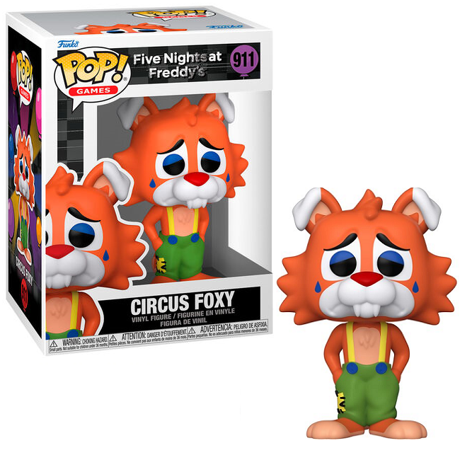 Фигурка Funko Pop Фанко Поп Five Nights at Freddy's Circus Foxy 5 ночей с Фредди Цирк Фоксі 10 см FP FN CF 911