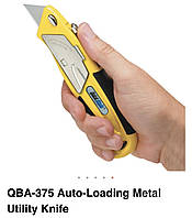 Автоматичний металевий універсальний ніж/РНС QBA- 375 Auto-Loading Metal Utility Knife