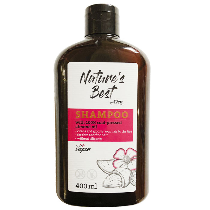 Шампунь Cien Nature Best Almond oil екологічний 400 мл, фото 1