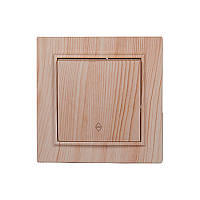 Вимикач прохідний Світле дерево