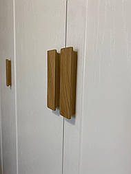 Меблева ручка з дерева прямокутна 150*40 мм