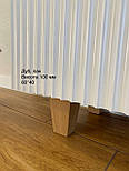 Меблеві ніжки і опори дерев'яні конус квадрат H.100/ Квадрат-1, фото 6