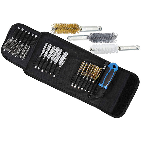 Набір щіток для чищення гнізд свічок запалювання (9-19 мм) 21 од. Falcon F05428, фото 1