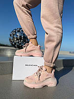 Женские кроссовки Balenciaga Triple S Pink