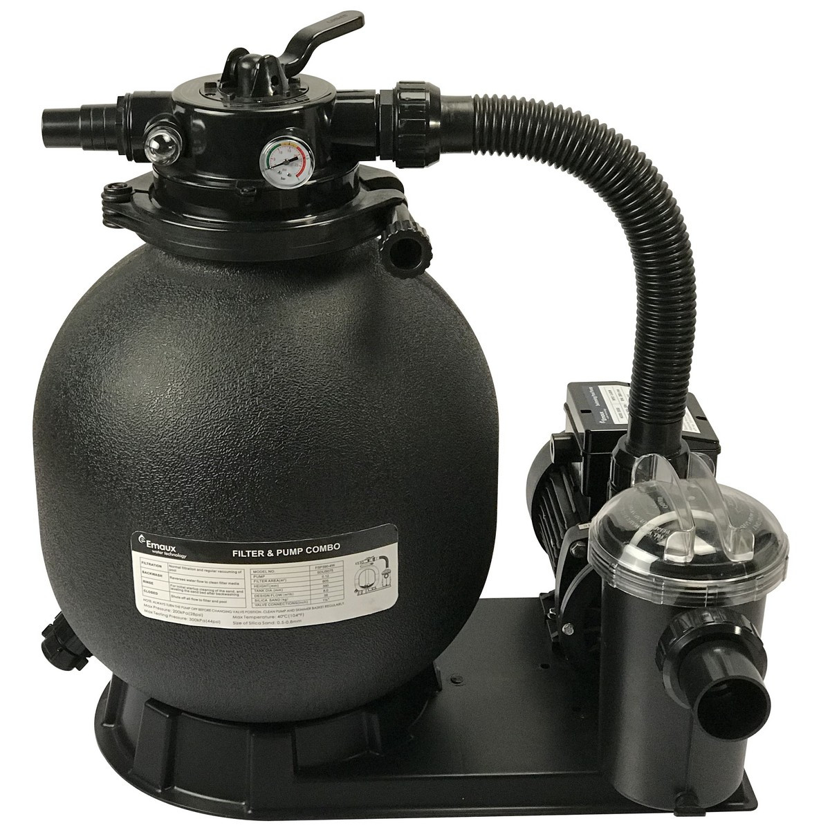 Фільтраційна установка для басейну Emaux FSP390-SD75 (8 м3/год. D400)