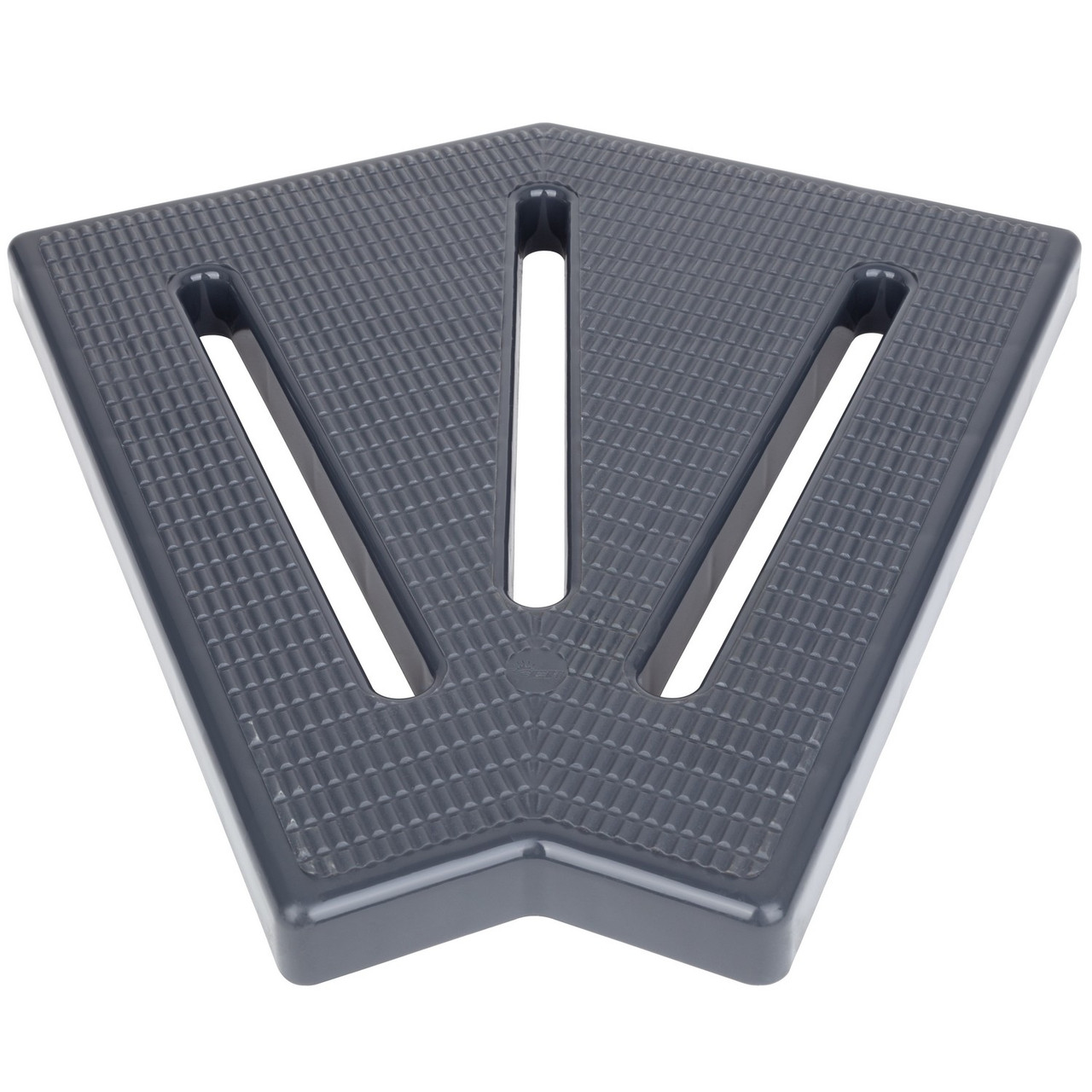 Кутовий елемент Aquaviva KKG-30-2 Classic для переливної решітки, 45°, 295х25 мм (сірий)