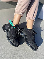 Жіночі кросівки Balenciaga Triple S Black