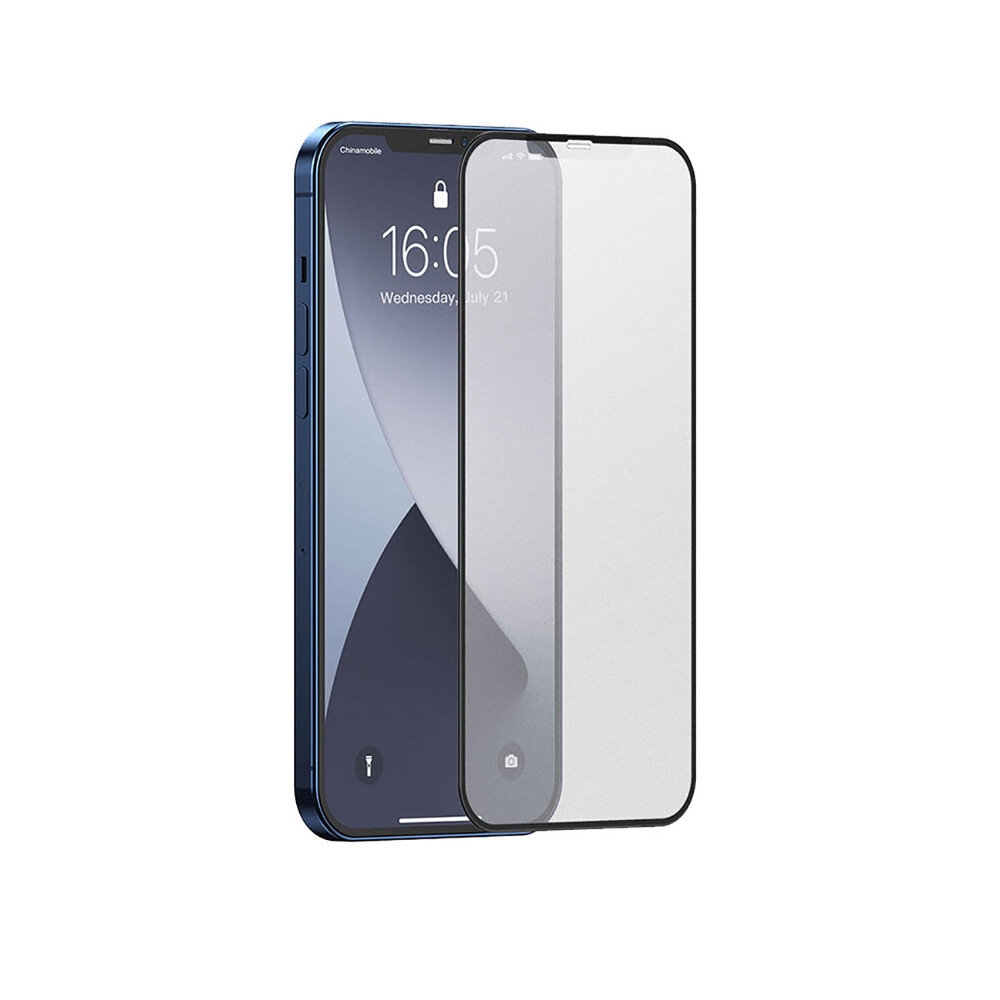 Захисне скло Matte (матове) iPhone 12 Mini Чорне, фото 1