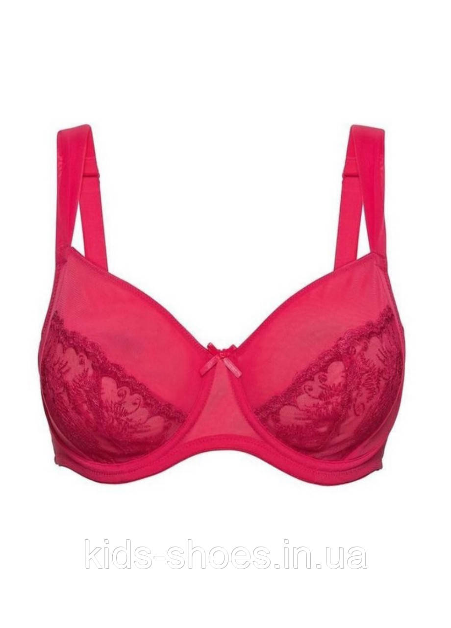 Бюстгальтер, ліф 85-100 D малиновий ESMARA Lingerie м'яка чашка - фото 1 - id-p1359297202