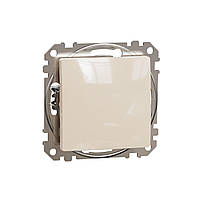 Кнопка на два напрямки Бежевий Sedna Design Schneider Electric SDD112116