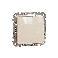 Одноклавішний перемикач Бежевий Sedna Design Schneider Electric SDD112106
