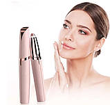 Тример для брів акумуляторний портативний жіночий епілятор для обличчя кишеньковий, фото 9