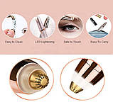 Тример для брів акумуляторний портативний жіночий епілятор для обличчя кишеньковий, фото 5