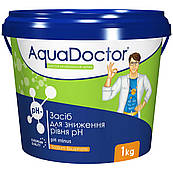 Засіб для зниження рН в басейні AquaDoctor pH Minus 1 кг