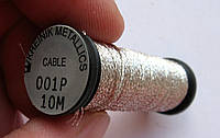 Нитки для вышиваня Kreinik Cable 001P