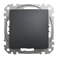 Одноклавішний перемикач Чорний Sedna Design Schneider Electric SDD114106