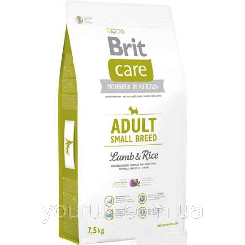 Brit Care Hypoallergenic Adult Small Breed Lamb &Rice Корм для дорослих собак дрібних порід ягня/рис 7 кг