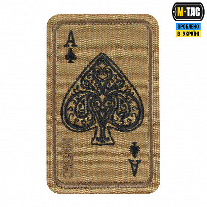 M-Tac нашивка Ace of Spades (вишивка) Coyote